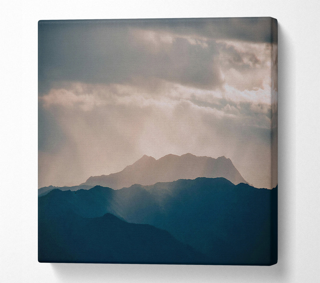  A Canvas Print of Blue Mountains' Light Canvas Wall Art