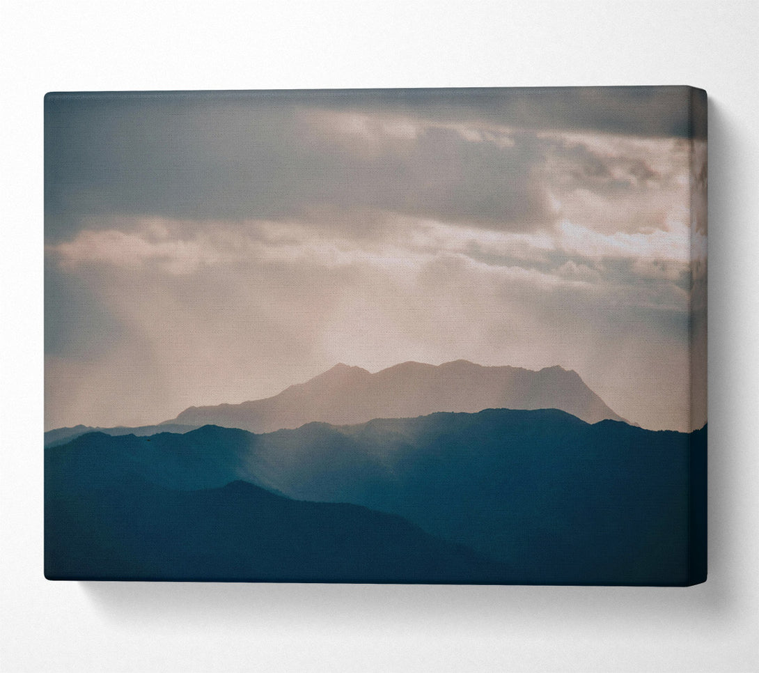  A Canvas Print of Blue Mountains' Light Canvas Wall Art