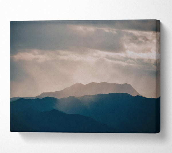  A Canvas Print of Blue Mountains' Light Canvas Wall Art