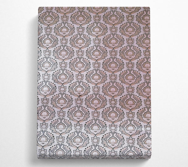  A Canvas Print of Pale Pink Floral Repeat Canvas Wall Art