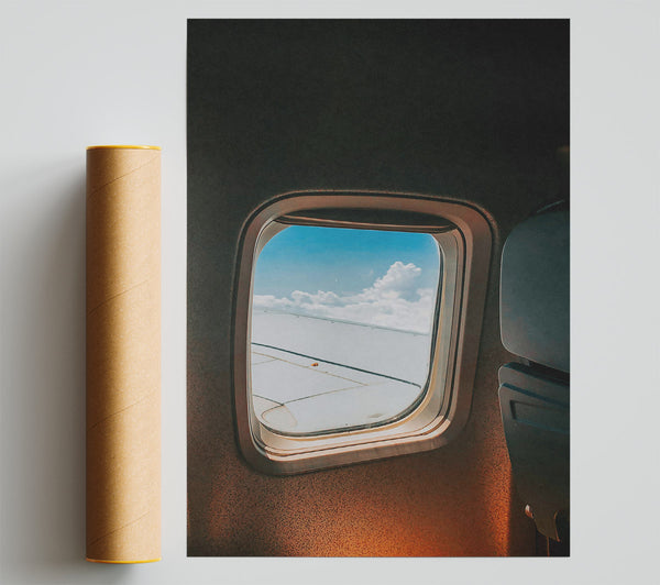 Blue Sky View From Above Print