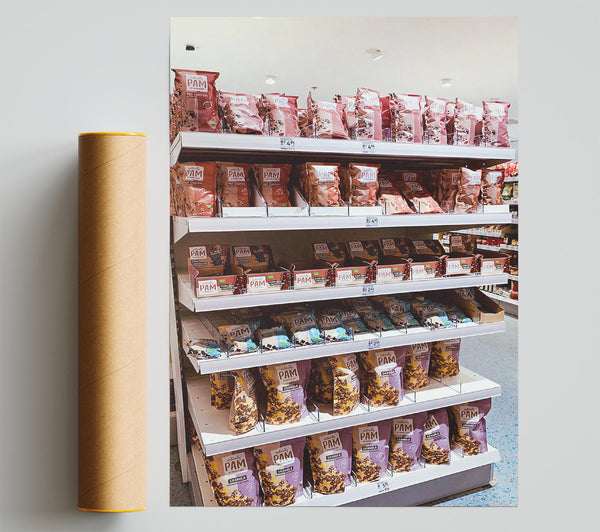 Purple Pampered Granola Giclee Print