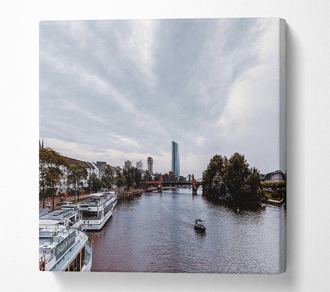  A Canvas Print of Grey River Cruise Canvas Wall Art