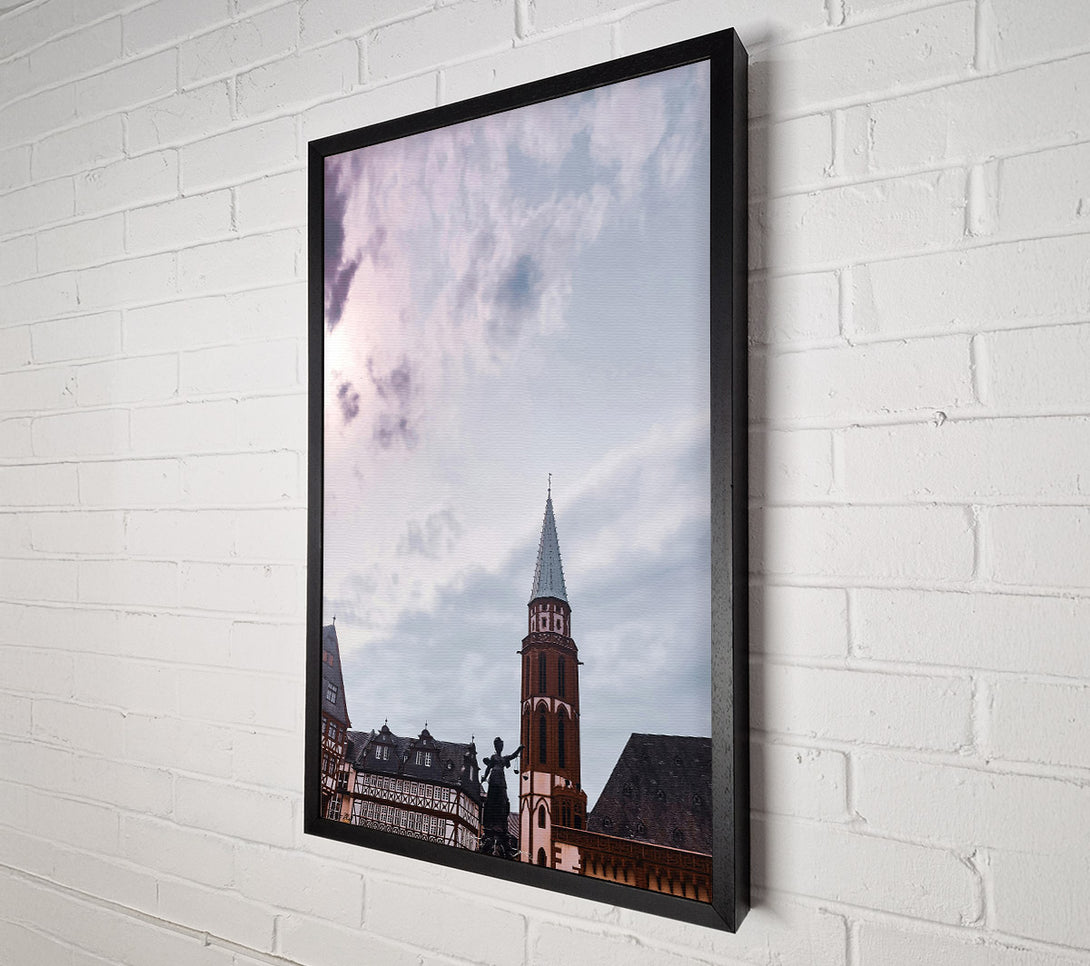  A Canvas Print of Pale Sky Spire Canvas Print