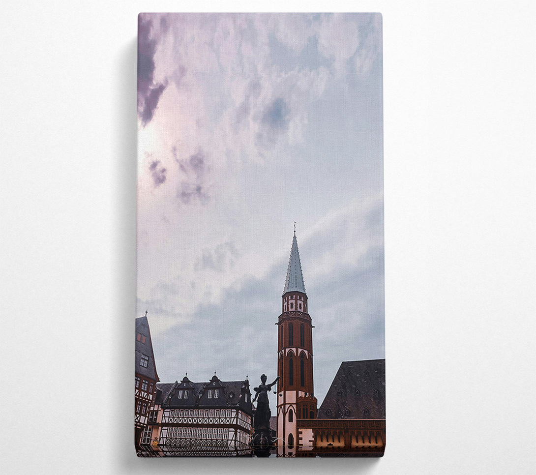  A Canvas Print of Pale Sky Spire Canvas Print