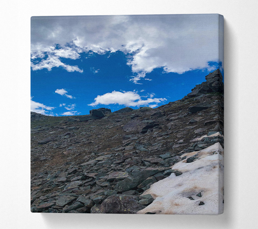 A Canvas Print of Blue Sky Scramble Canvas Wall Art