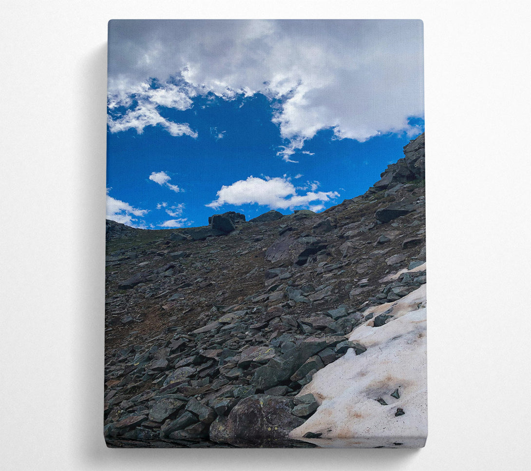  A Canvas Print of Blue Sky Scramble Canvas Wall Art