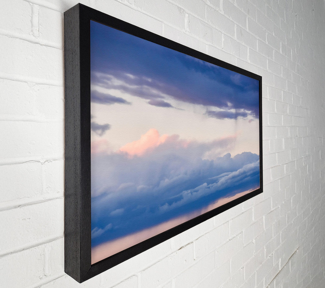  A Canvas Print of Pink & Blue Skies Canvas Print