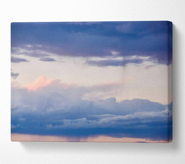  A Canvas Print of Pink & Blue Skies Canvas Print