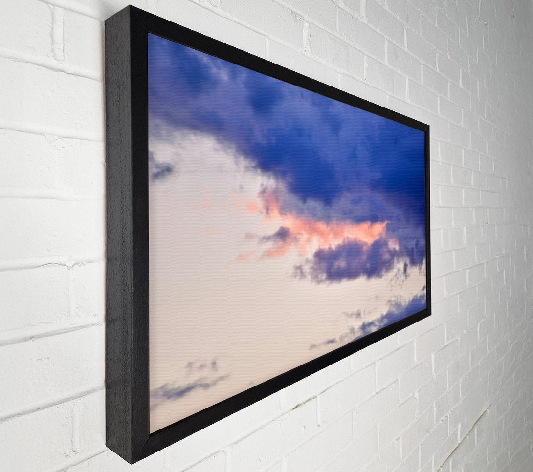  A Canvas Print of Pink And Blue Sky Canvas Print