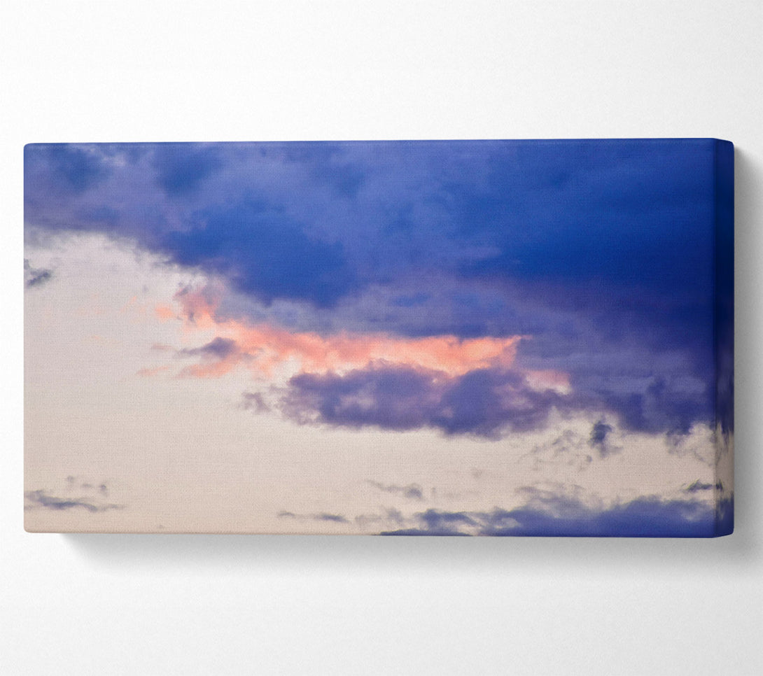  A Canvas Print of Pink And Blue Sky Canvas Print