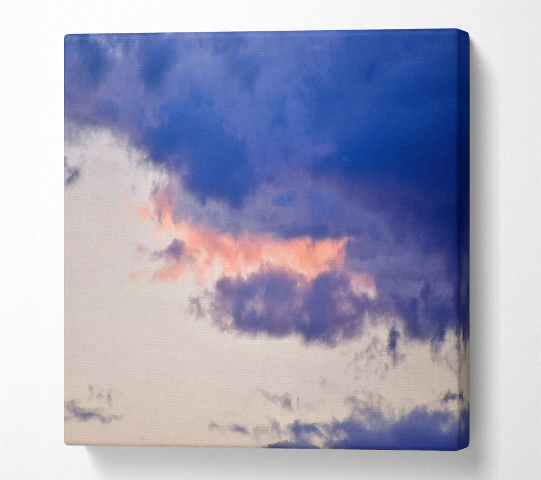  A Canvas Print of Pink And Blue Sky Canvas Print