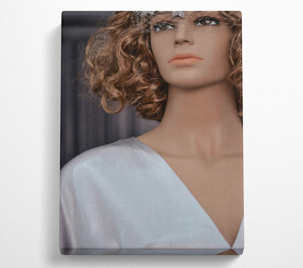  A Canvas Print of Pale Blue Gaze Canvas Art