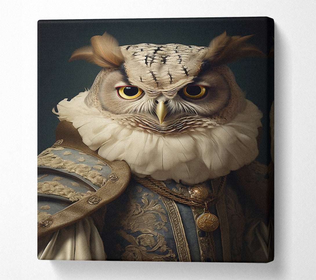  A Canvas Print of Owl Renaissance Canvas Print