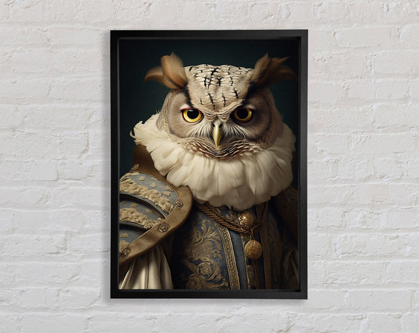 Owl Renaissance Framed Print