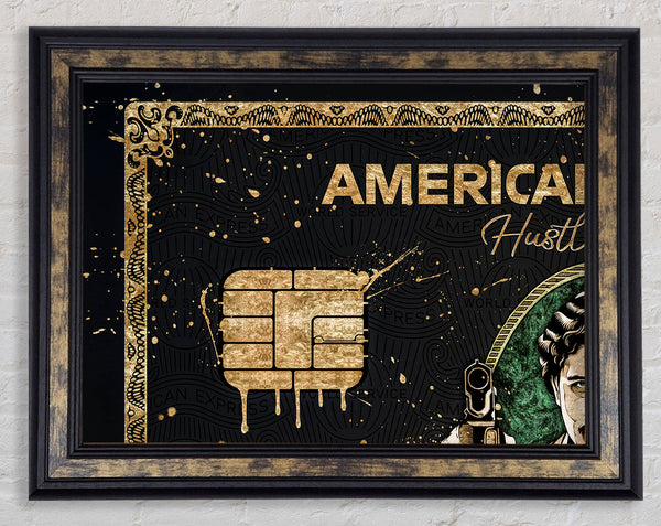 Pablo Escobar Mafia Bank Card Framed Print