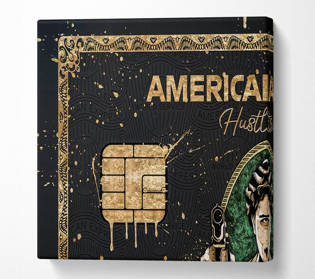  A Canvas Print of Pablo Escobar Mafia Bank Card Canvas Art