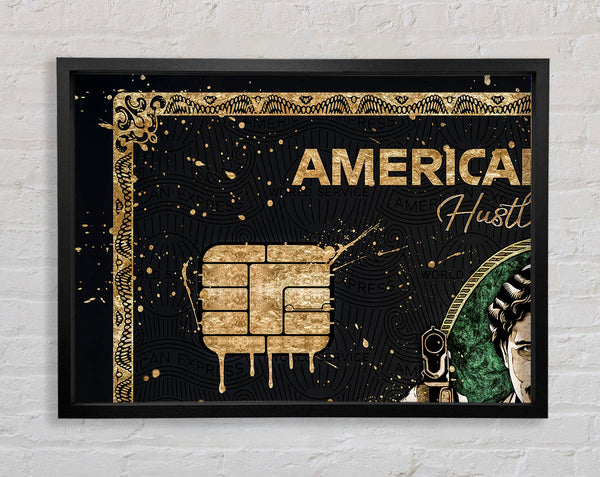 Pablo Escobar Mafia Bank Card Framed Print