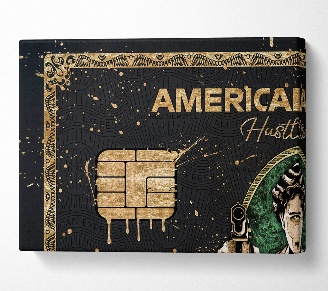  A Canvas Print of Pablo Escobar Mafia Bank Card Canvas Art