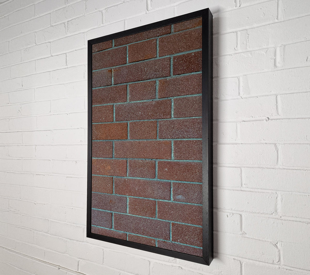  A Canvas Print of Red Brick Wall Dust Canvas Print