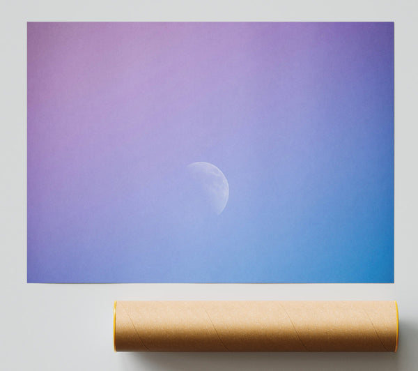 Lilac Moonlit Sky Print