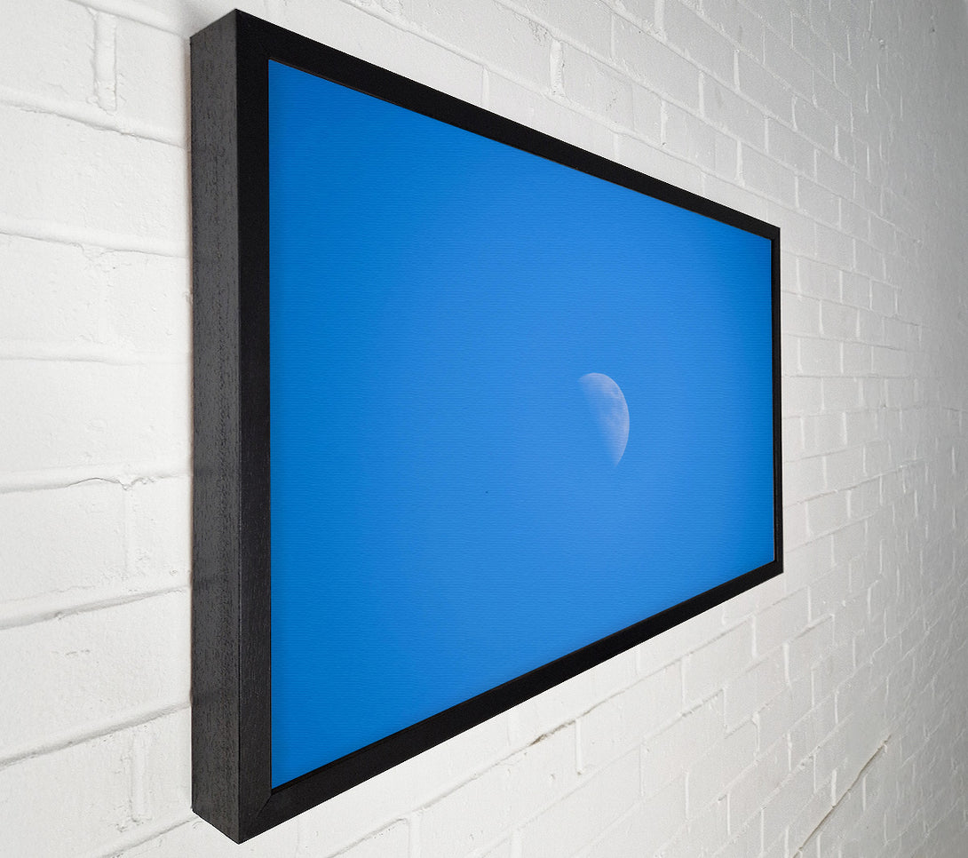  A Canvas Print of Blue Sky Crescent Canvas Print