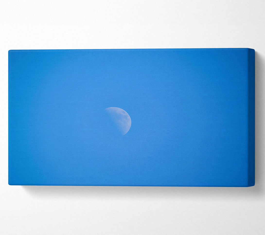  A Canvas Print of Blue Sky Crescent Canvas Print