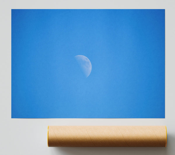 Blue Sky Crescent Giclee Print