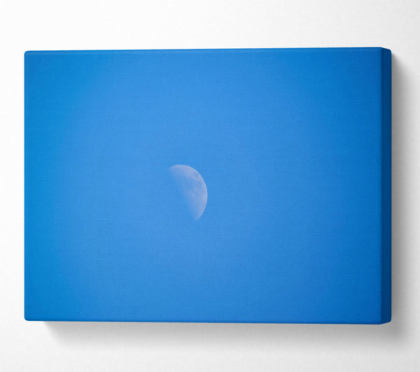  A Canvas Print of Blue Sky Crescent Canvas Print