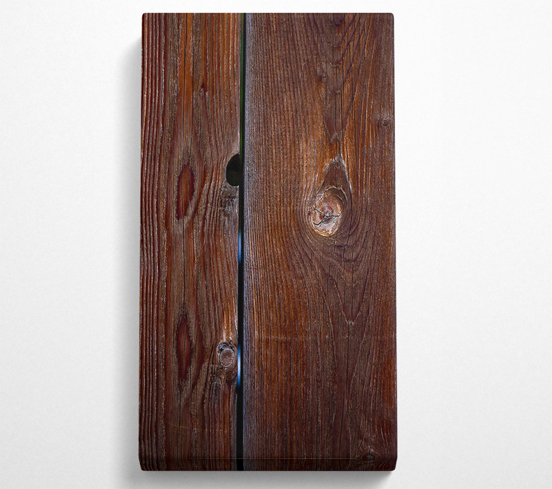  A Canvas Print of Dark Redwood Grain Canvas Print