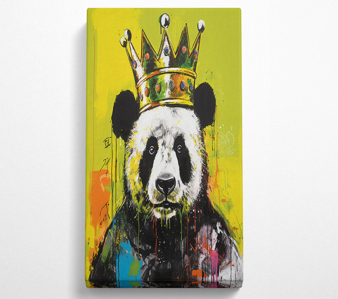  A Canvas Print of Panda Crown Urban Canvas Wall Art