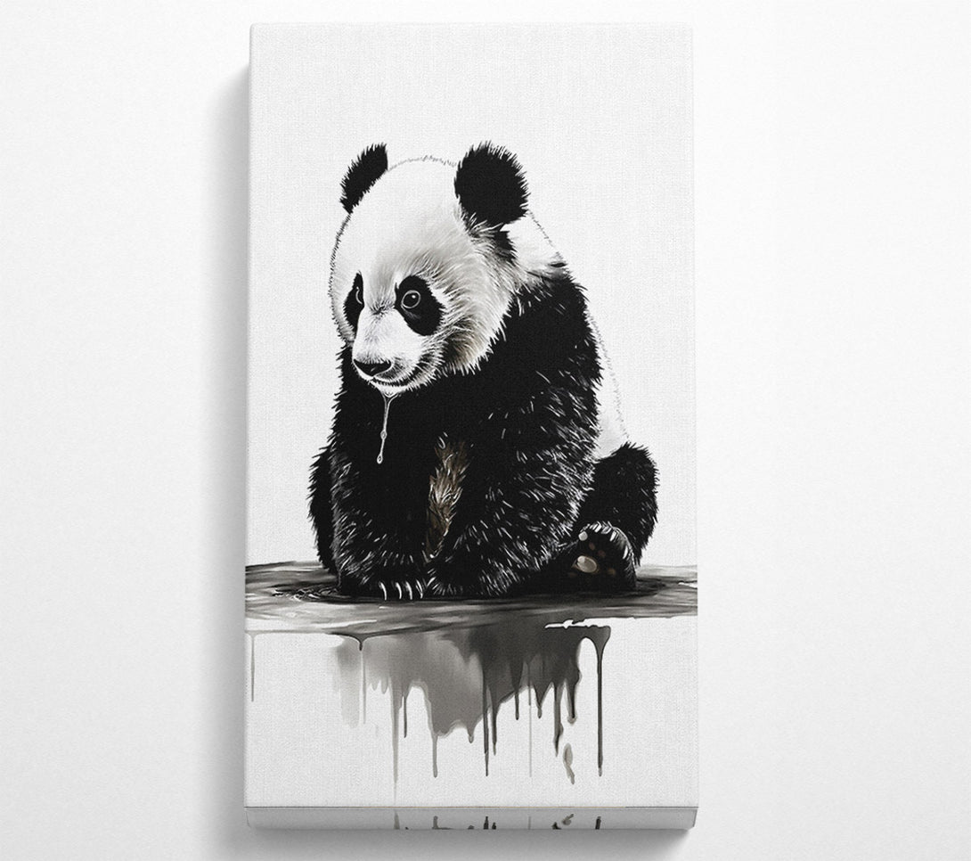  A Canvas Print of Panda Cub Cute Canvas Print
