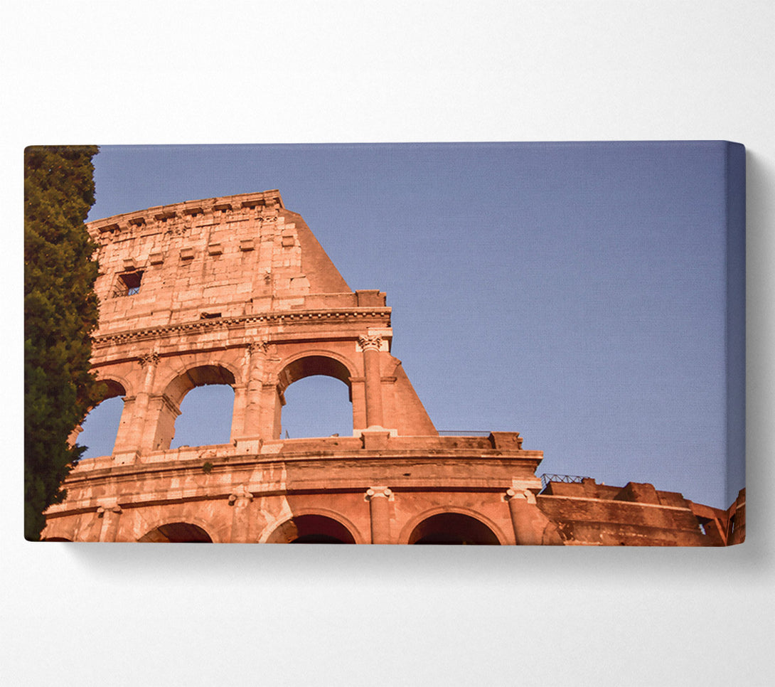  A Canvas Print of Ocher Roman Arches Canvas Art