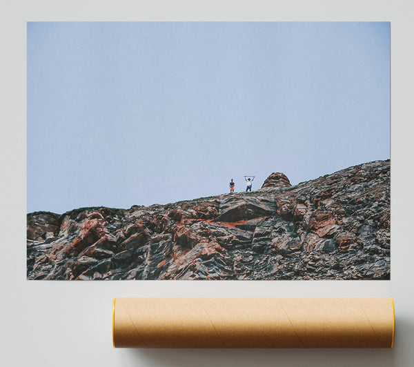 Blue Sky Summits Giclee Print