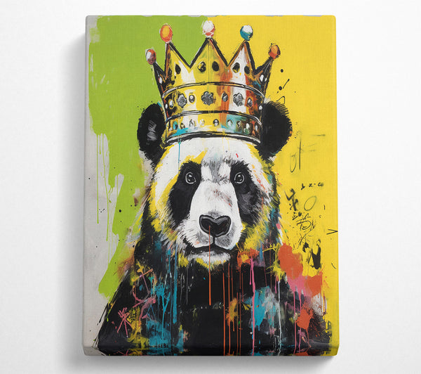  A Canvas Print of Panda King Urban Canvas Art