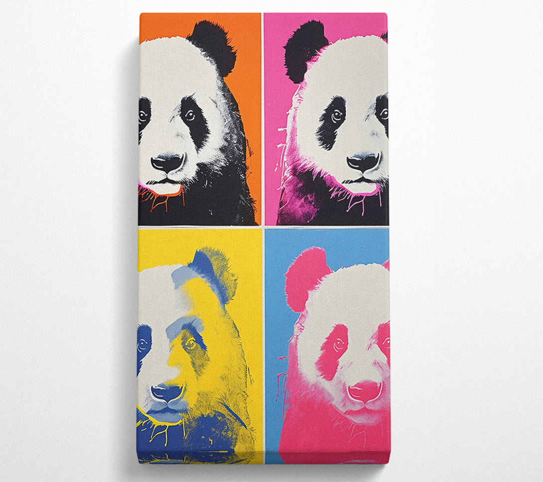  A Canvas Print of Panda Popart Canvas Art