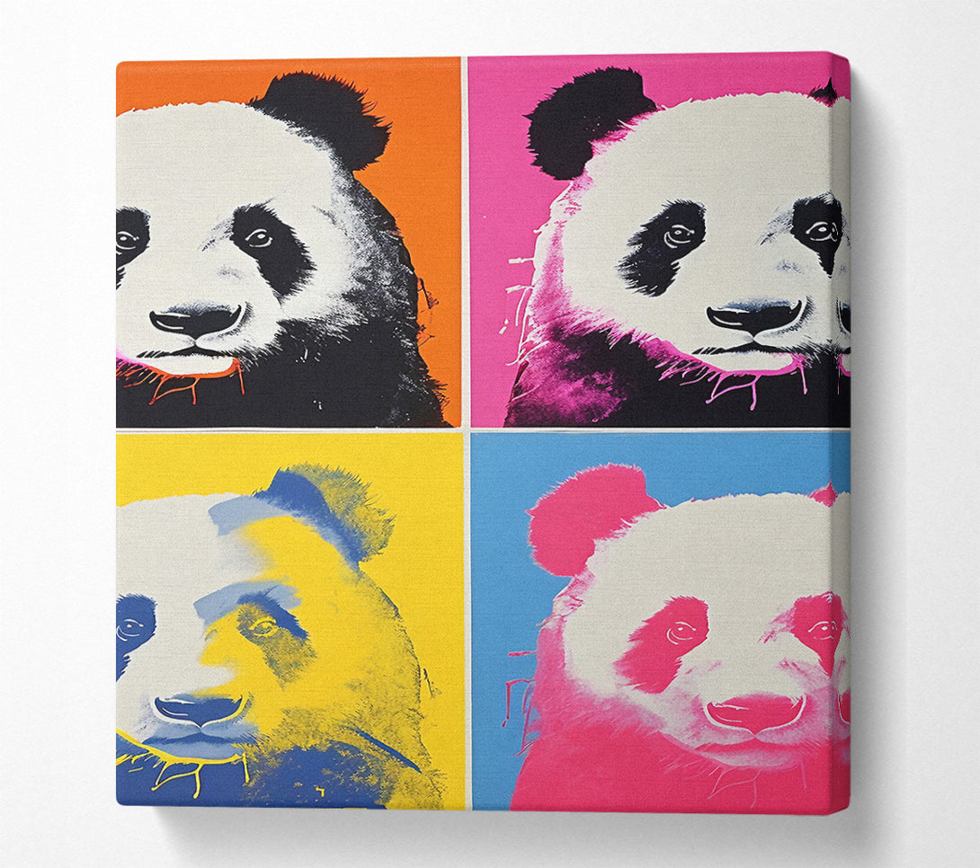  A Canvas Print of Panda Popart Canvas Art