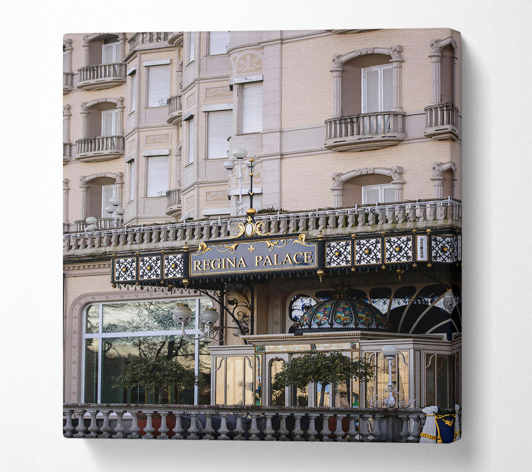  A Canvas Print of Golden Palace Entrance Canvas Print