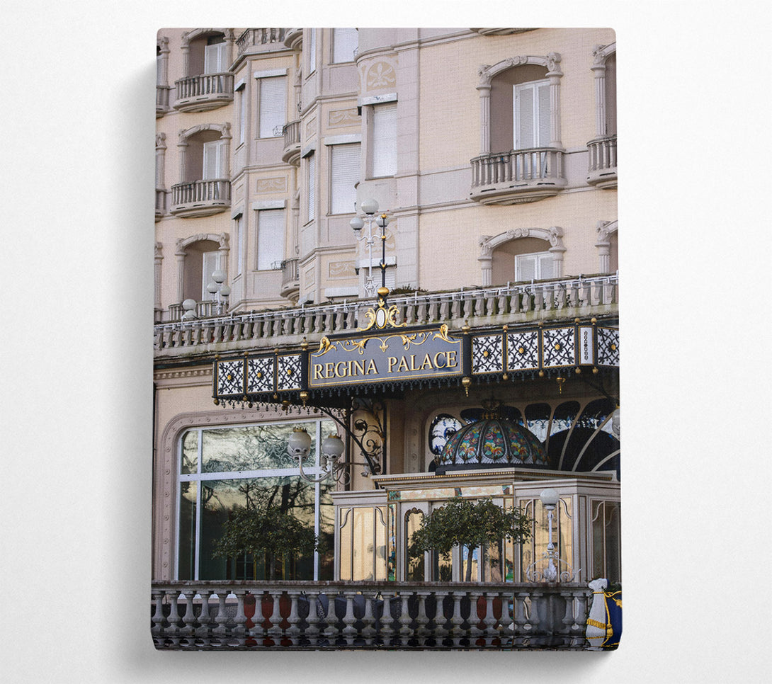  A Canvas Print of Golden Palace Entrance Canvas Print