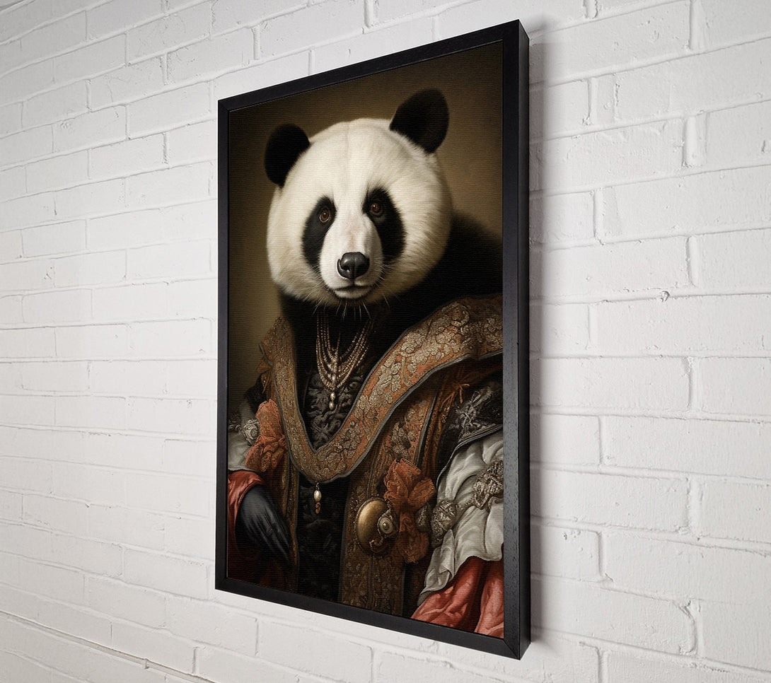  A Canvas Print of Panda Renaissance Canvas Wall Art