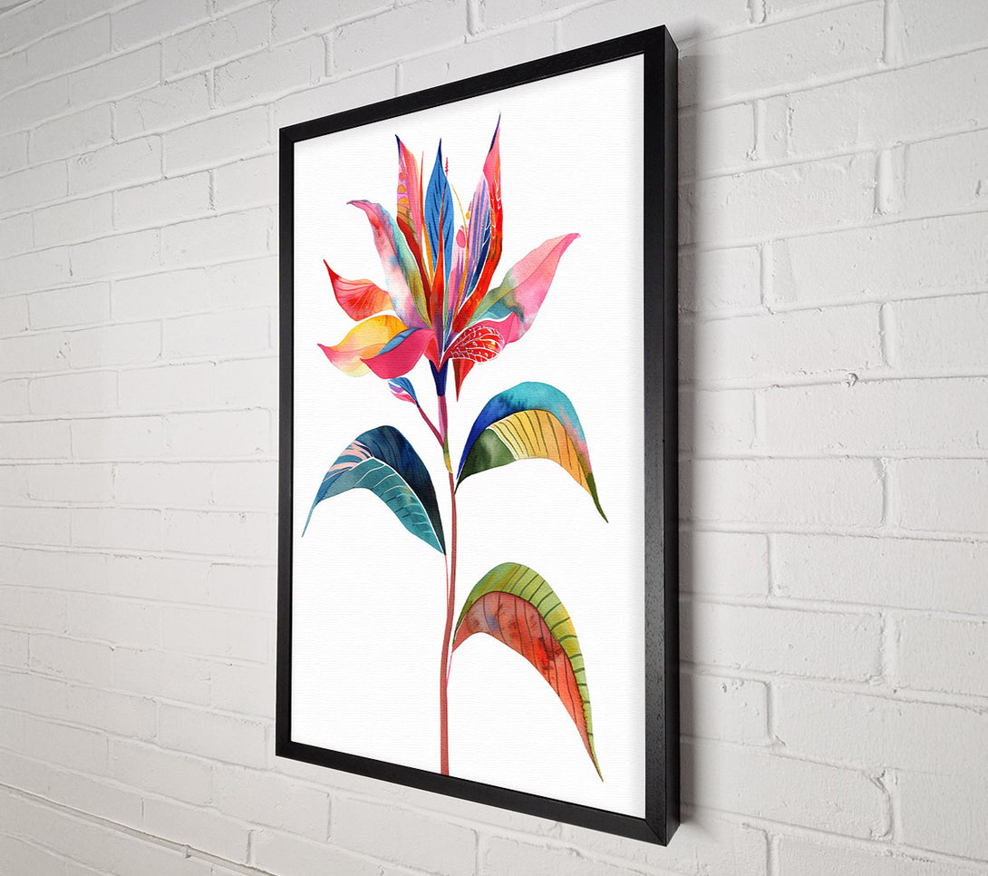 A Canvas Print of Paradise Flower Canvas Wall Art