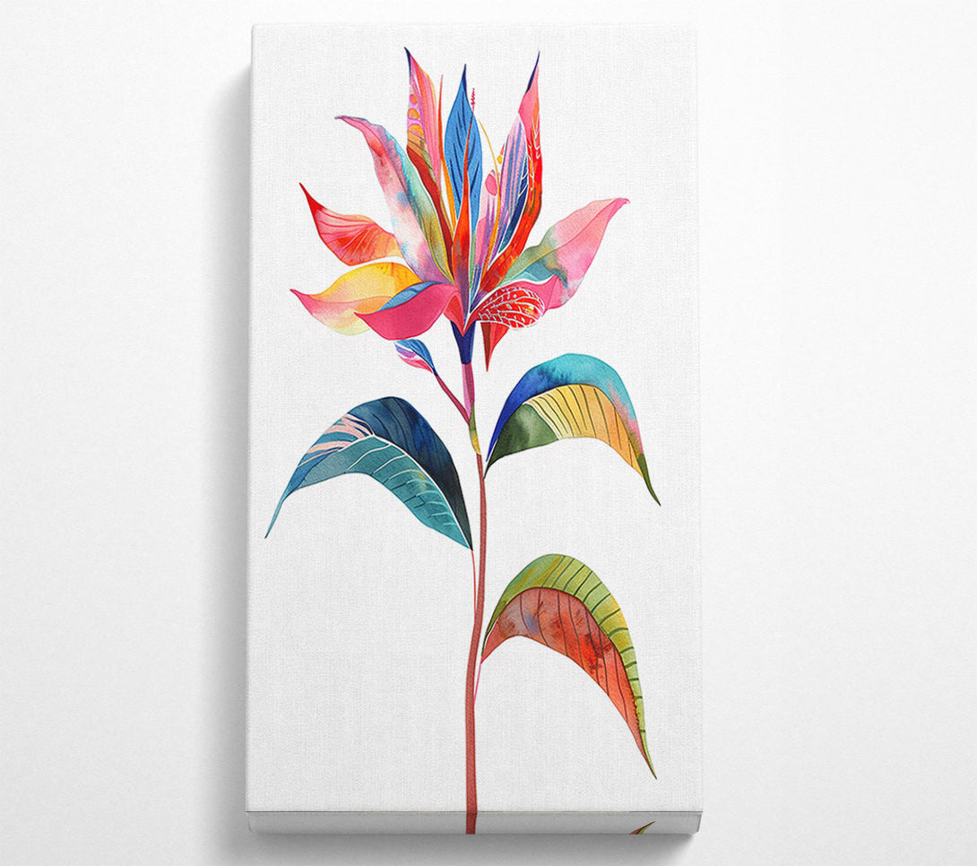  A Canvas Print of Paradise Flower Canvas Wall Art