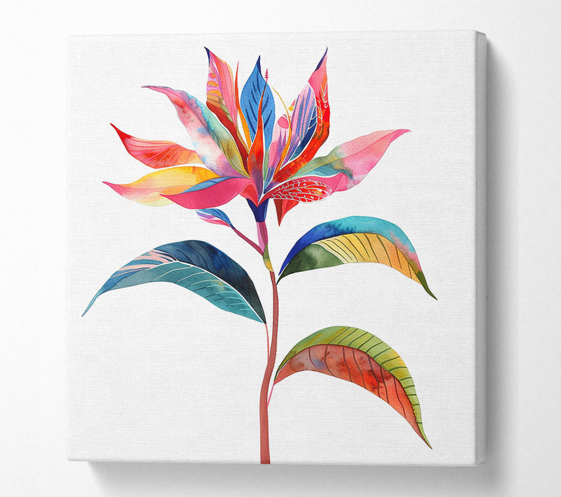 A Canvas Print of Paradise Flower Canvas Wall Art