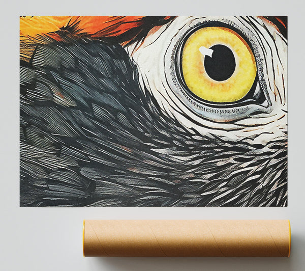 Parrot Close-Up Art Print