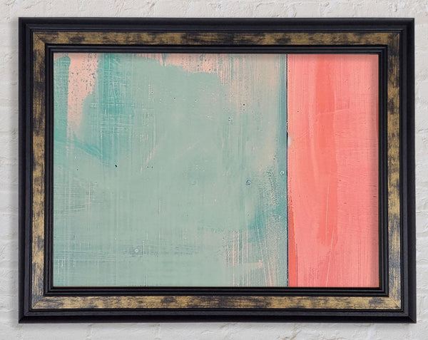 Pastel Blues To Pink Framed Print