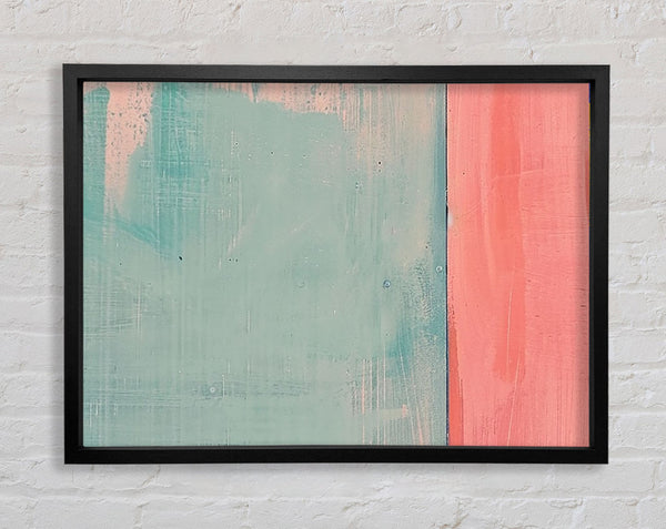 Pastel Blues To Pink Framed Print