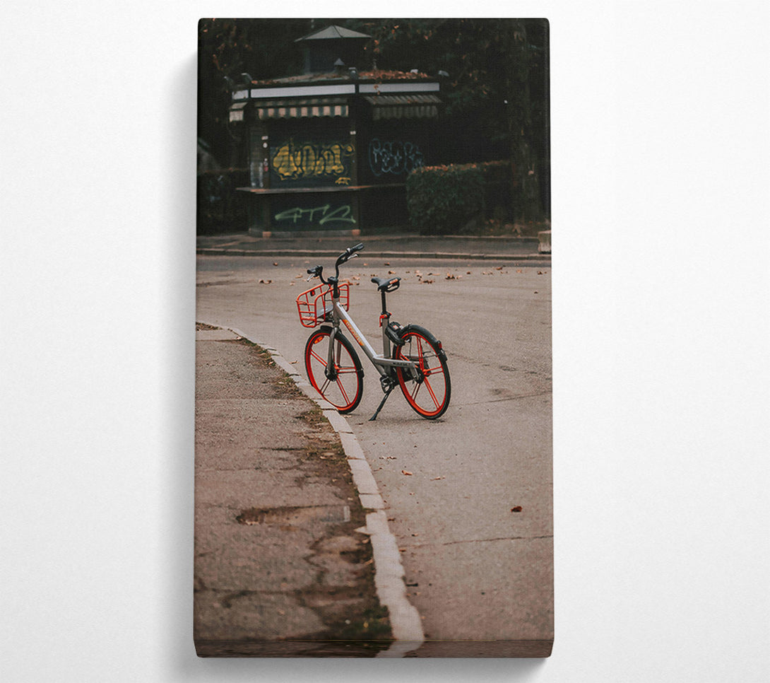  A Canvas Print of Orange Wheel Cityscape Canvas Wall Art