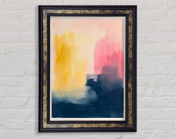 Patchwork Love Framed Print