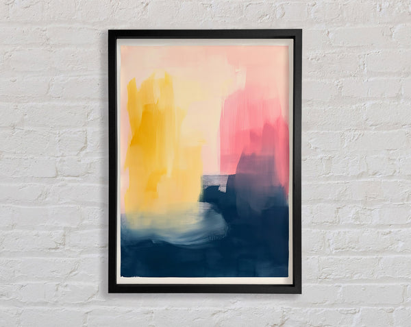 Patchwork Love Framed Print