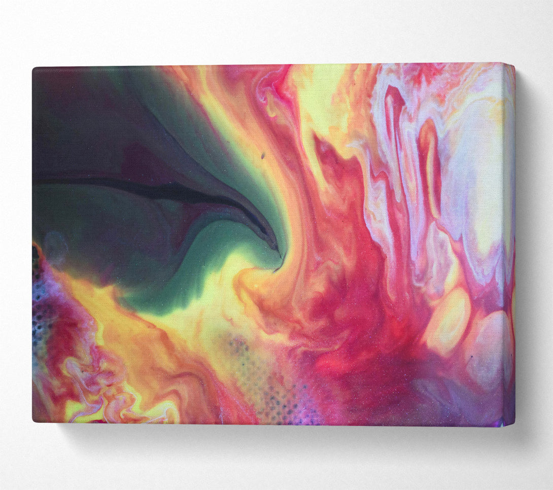  A Canvas Print of Crimson Swirling Dreams Canvas Wall Art